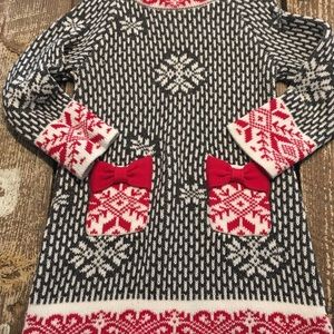 Heirloom sweater dress 3t perfect for Christmas